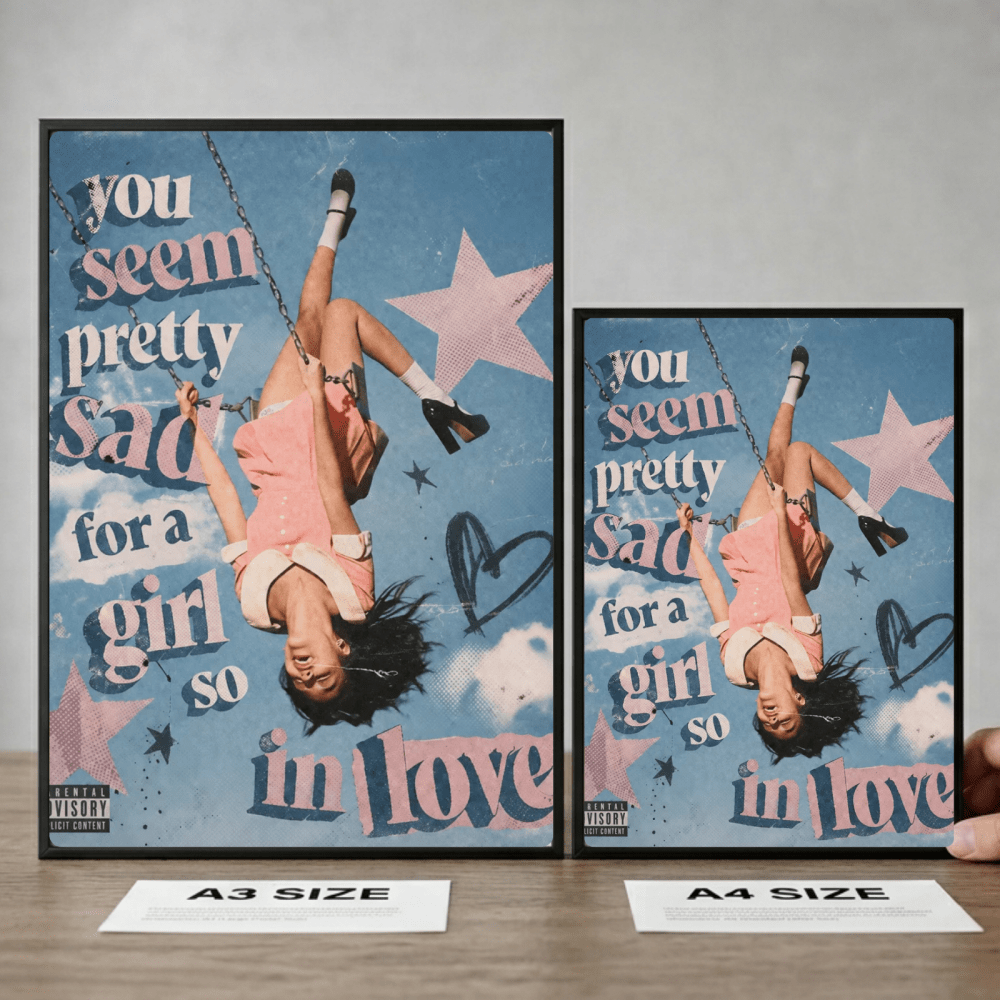 Olivia Rodrigo Poster with Frame - Vibes DistrictOlivia Rodrigo Poster with Frame SilverVibes District