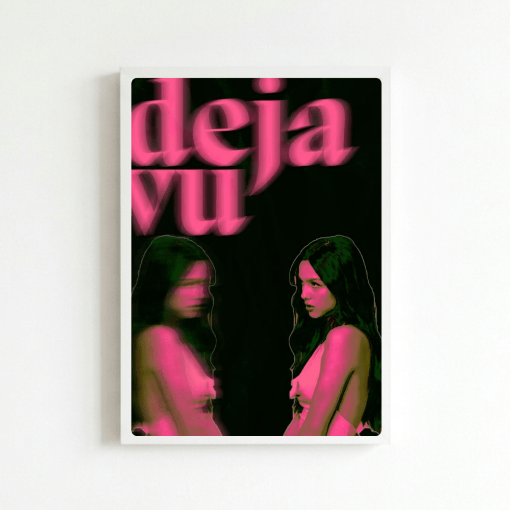 Olivia Rodrigo Poster with Frame - Vibes DistrictOlivia Rodrigo Poster with Frame BiancoVibes District