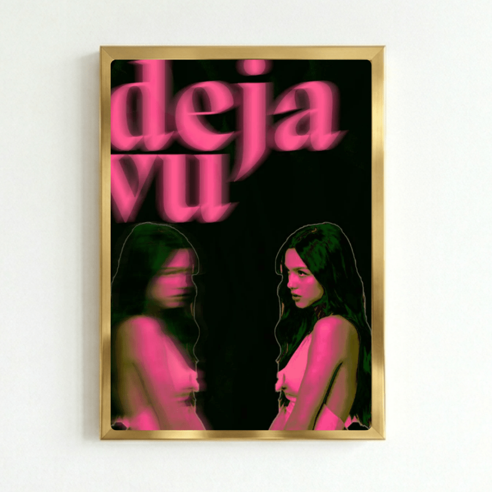 Olivia Rodrigo Poster with Frame - Vibes DistrictOlivia Rodrigo Poster with Frame GoldVibes District