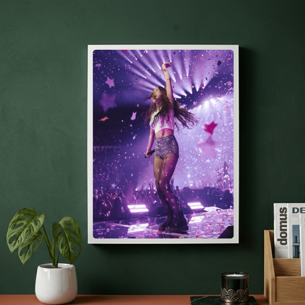 Olivia Rodrigo Poster with Frame - Vibes DistrictOlivia Rodrigo Poster with Frame GoldVibes District