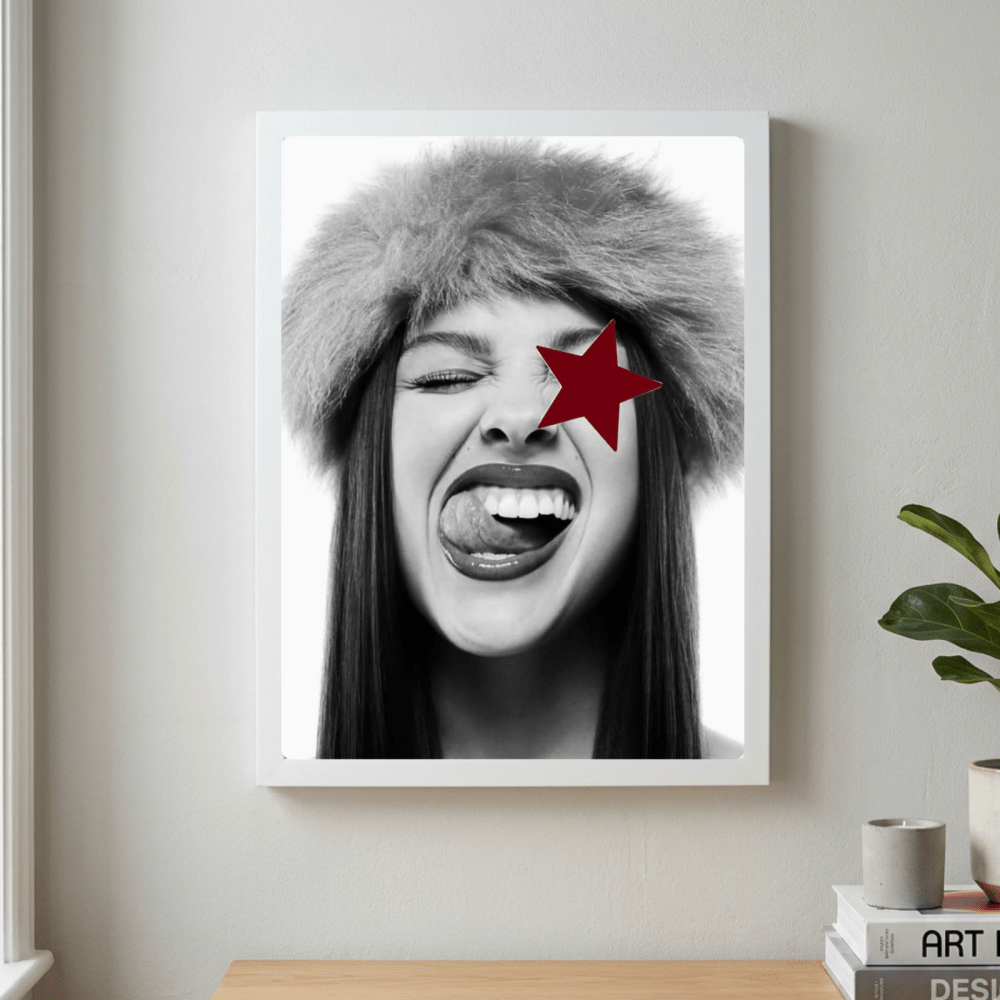 Olivia Rodrigo Poster with Frame - Vibes DistrictOlivia Rodrigo Poster with Frame GoldVibes District