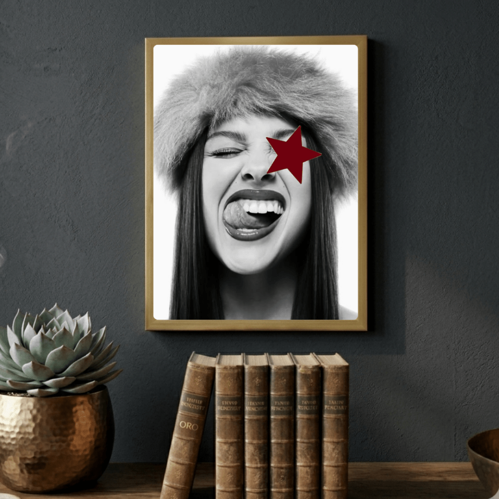 Olivia Rodrigo Poster with Frame - Vibes DistrictOlivia Rodrigo Poster with Frame GoldVibes District