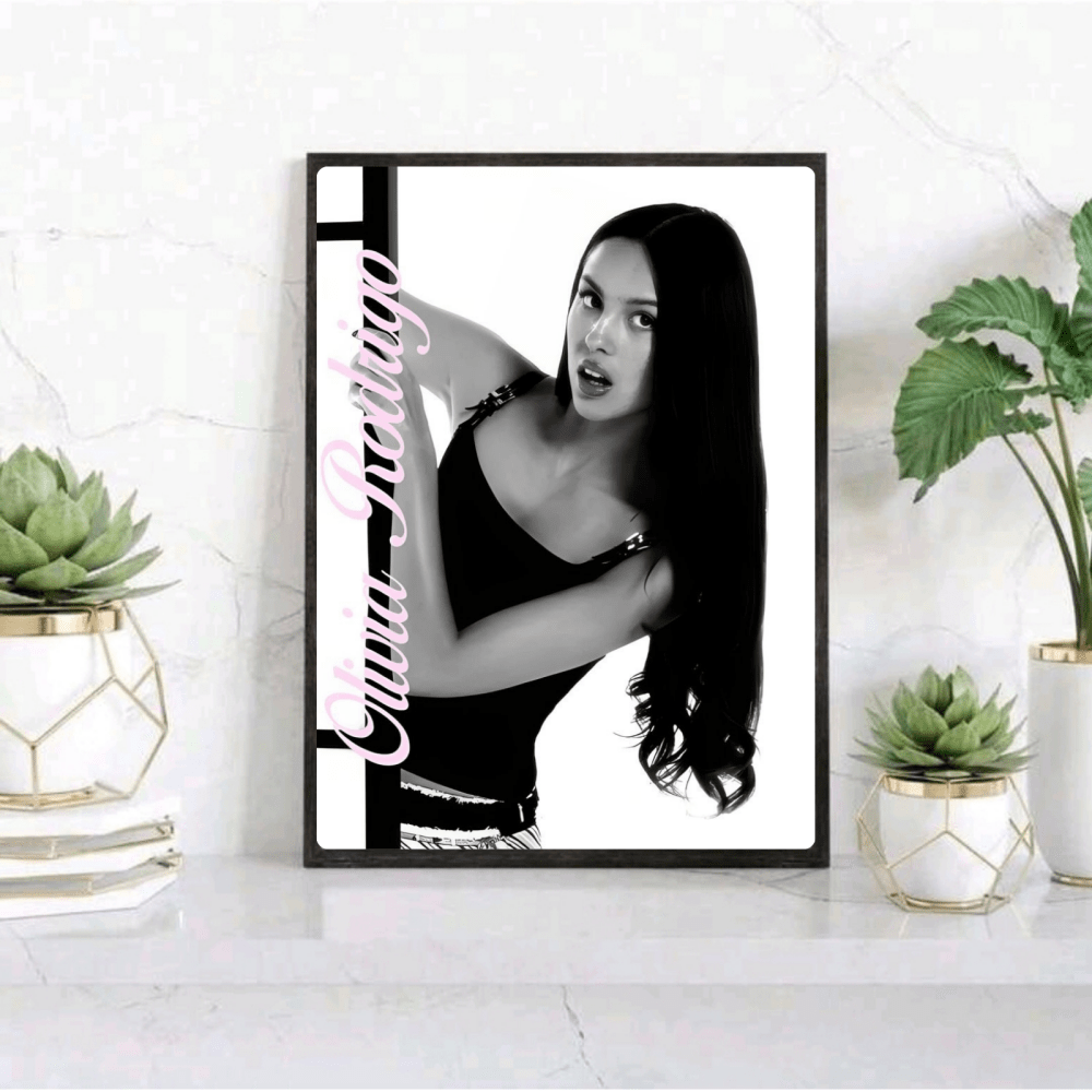 Olivia Rodrigo Poster with Frame - Vibes DistrictOlivia Rodrigo Poster with Frame GoldVibes District