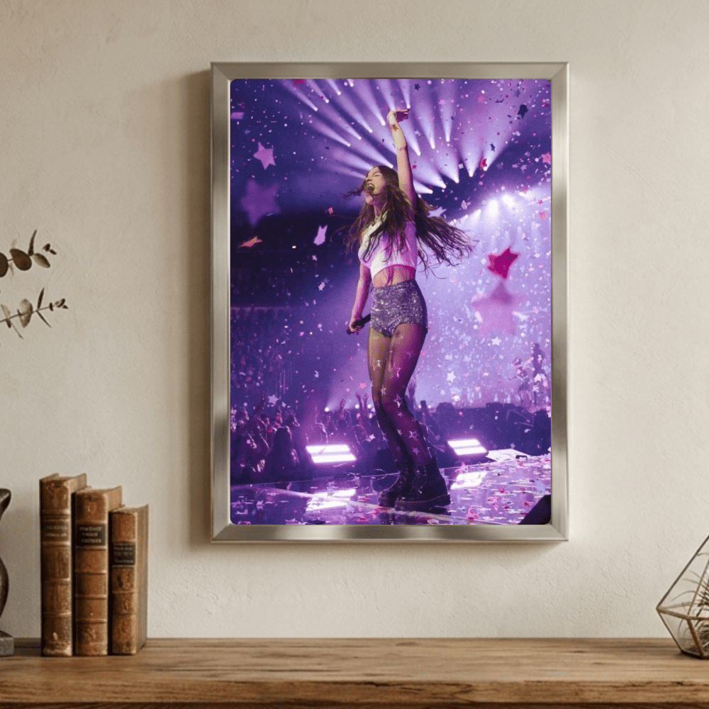 Olivia Rodrigo Poster with Frame - Vibes DistrictOlivia Rodrigo Poster with Frame GoldVibes District