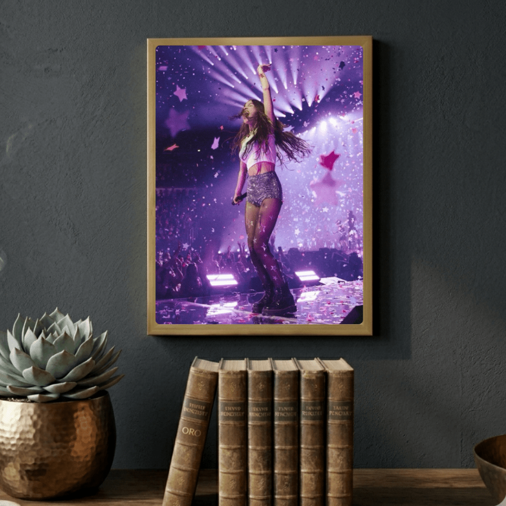 Olivia Rodrigo Poster with Frame - Vibes DistrictOlivia Rodrigo Poster with Frame GoldVibes District