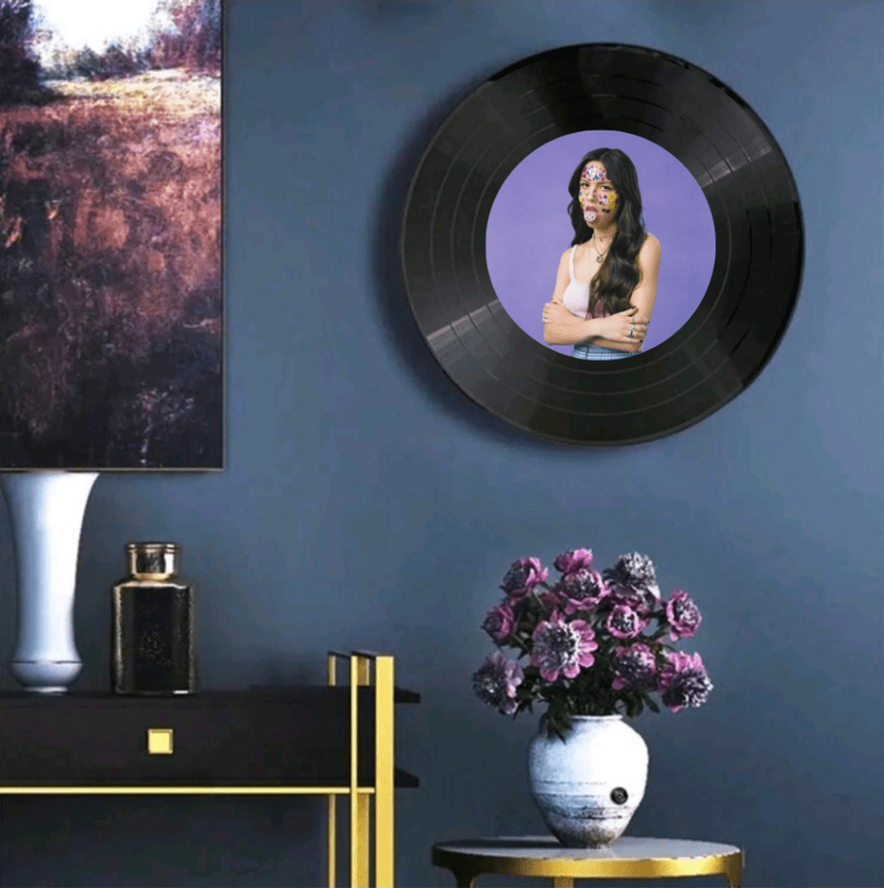 Olivia Rodrigo – Sour Decorative Wall Vinyl - Vibes DistrictOlivia Rodrigo – Sour Decorative Wall Vinyl Vinyl Vibes District