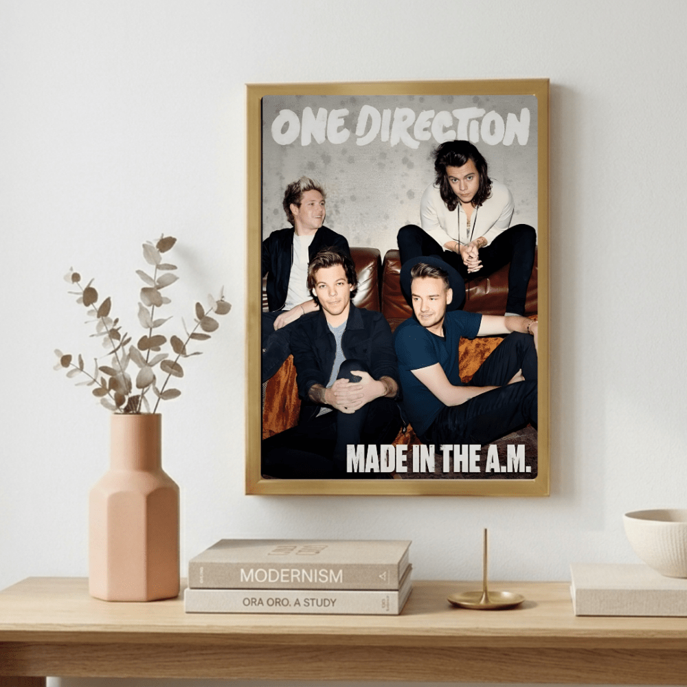 One Direction - Made In The A.M. Poster with Frame - Vibes DistrictOne Direction - Made In The A.M. Poster with Frame GoldVibes District