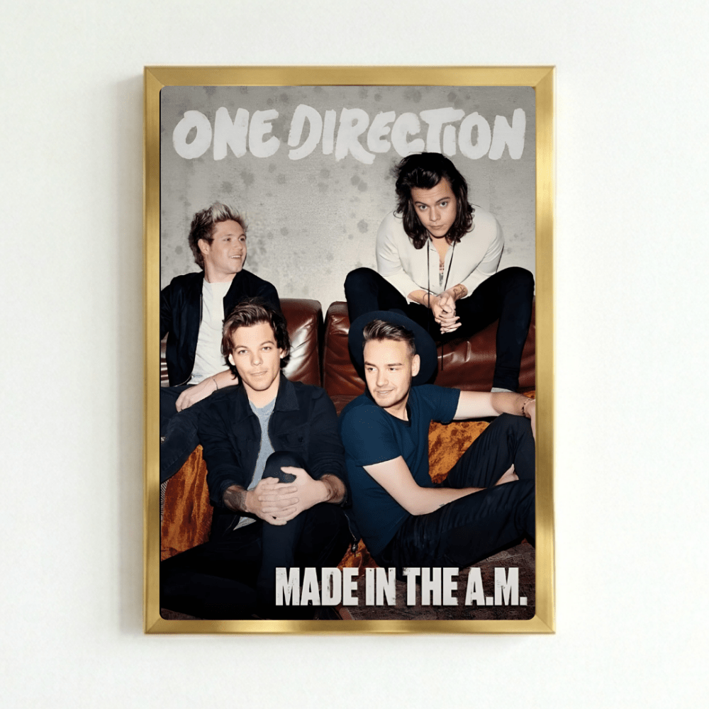 One Direction - Made In The A.M. Poster with Frame - Vibes DistrictOne Direction - Made In The A.M. Poster with Frame GoldVibes District