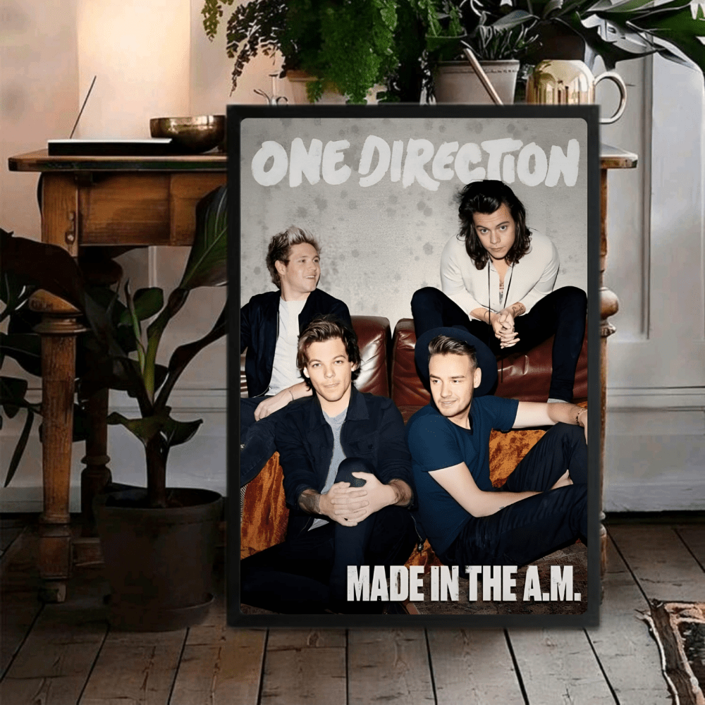 One Direction - Made In The A.M. Poster with Frame - Vibes DistrictOne Direction - Made In The A.M. Poster with Frame GoldVibes District