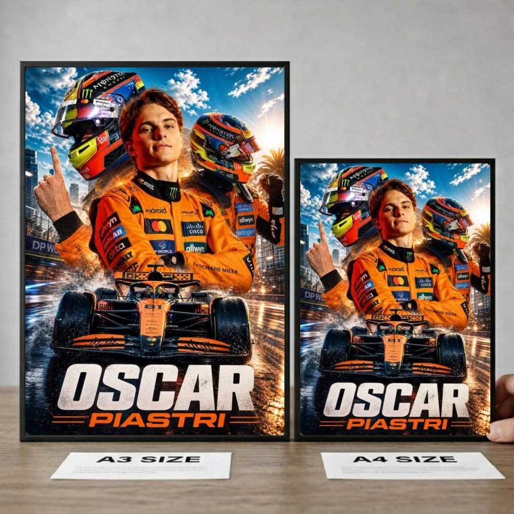 oscar piastri mclaren f1 - Vibes Districtoscar piastri mclaren f1 poster GoldVibes District