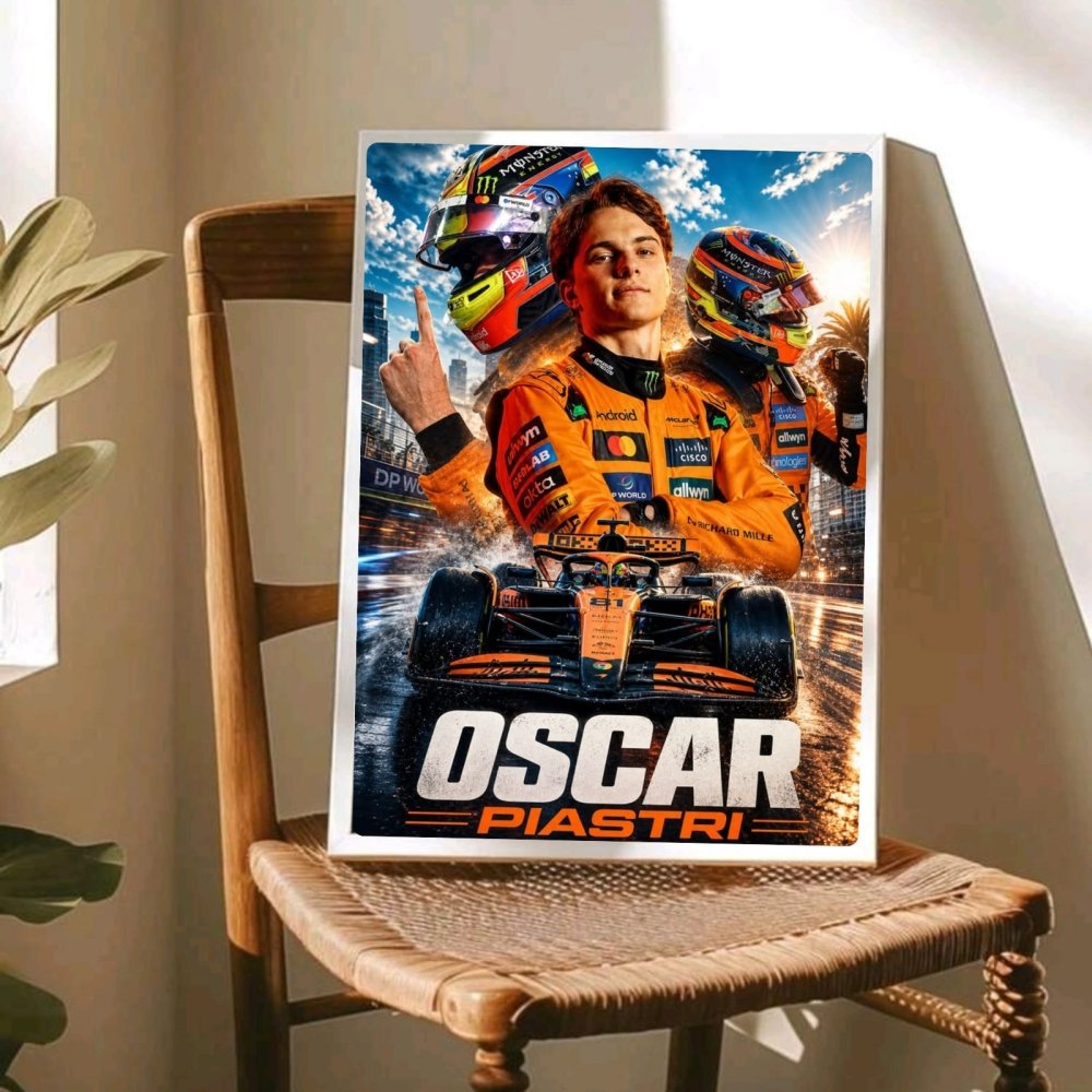 oscar piastri mclaren f1 - Vibes Districtoscar piastri mclaren f1 poster GoldVibes District