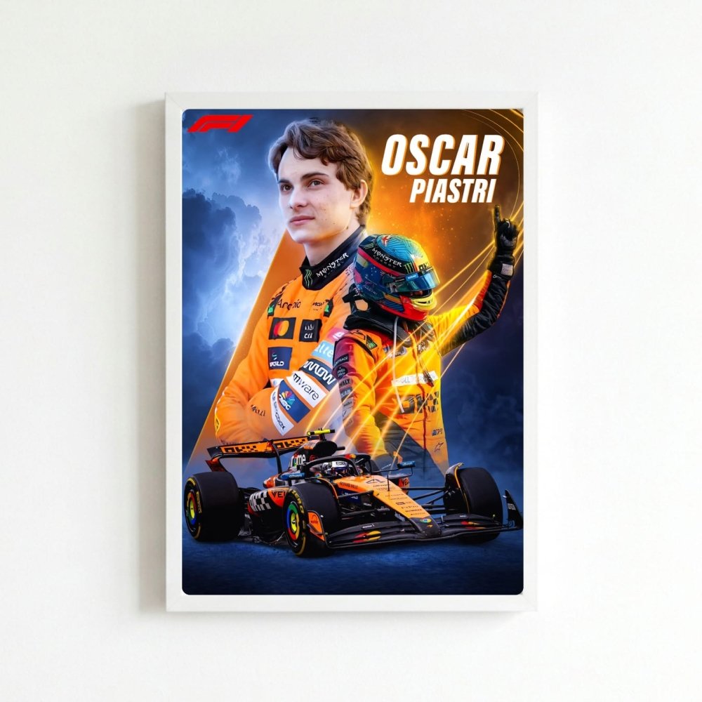 oscar piastri mclaren f1 - Vibes Districtoscar piastri mclaren f1 poster BiancoVibes District
