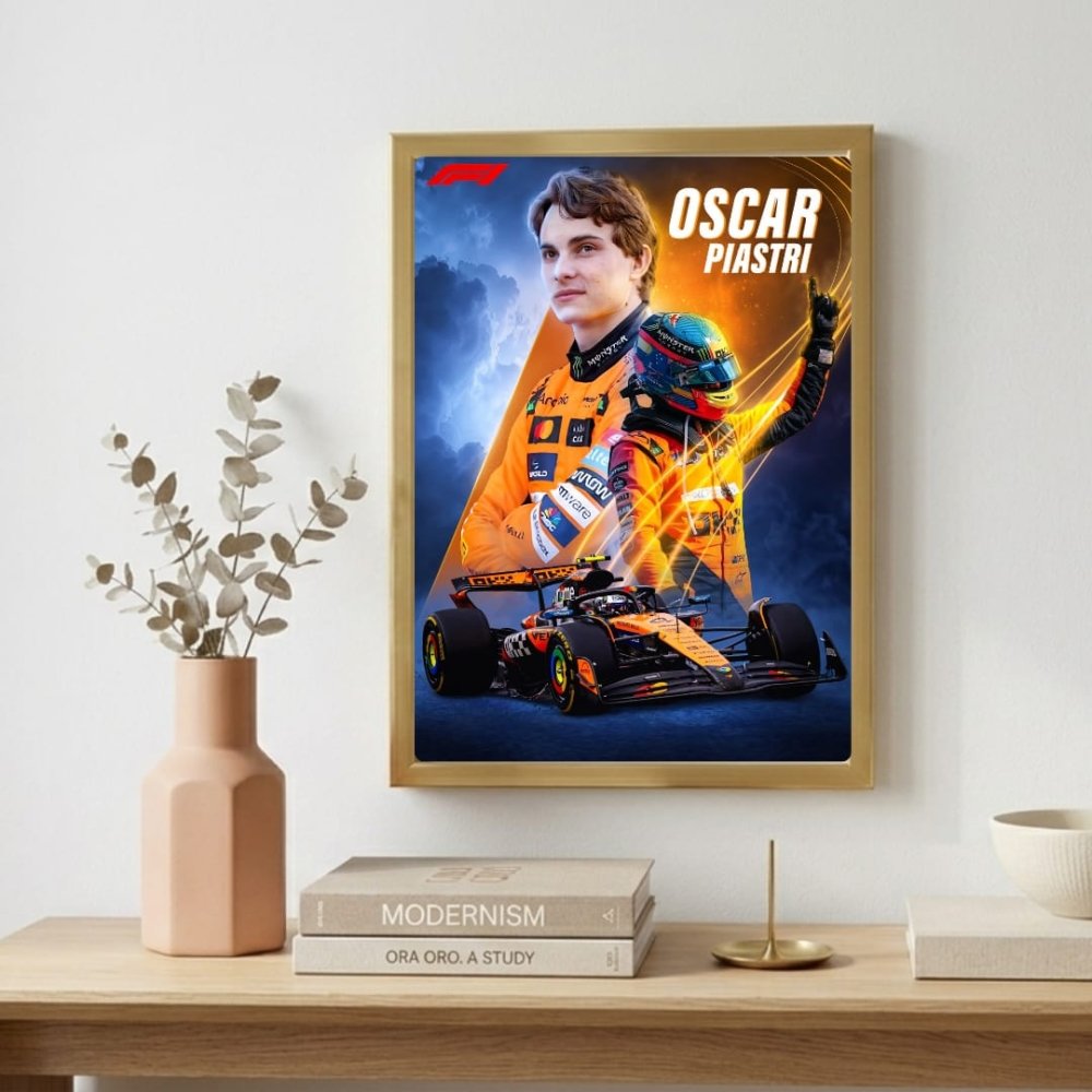 oscar piastri mclaren f1 - Vibes Districtoscar piastri mclaren f1 poster GoldVibes District