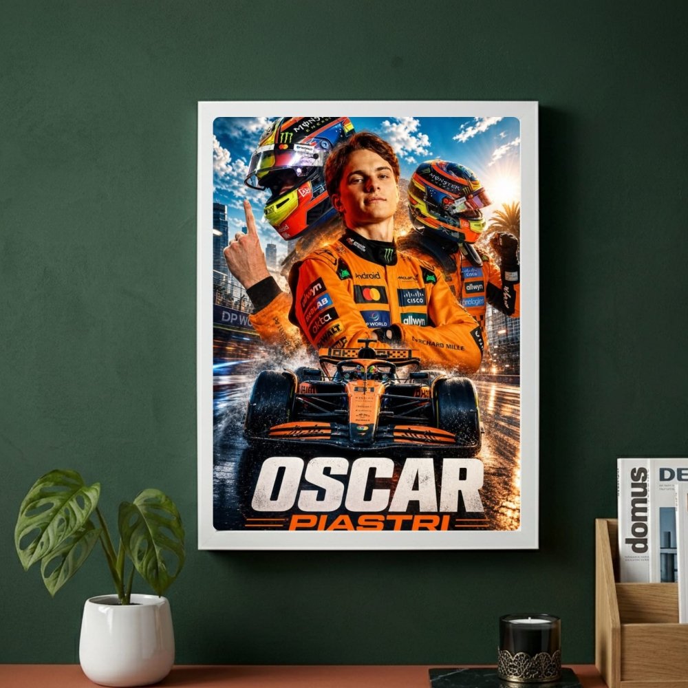 oscar piastri mclaren f1 - Vibes Districtoscar piastri mclaren f1 poster GoldVibes District