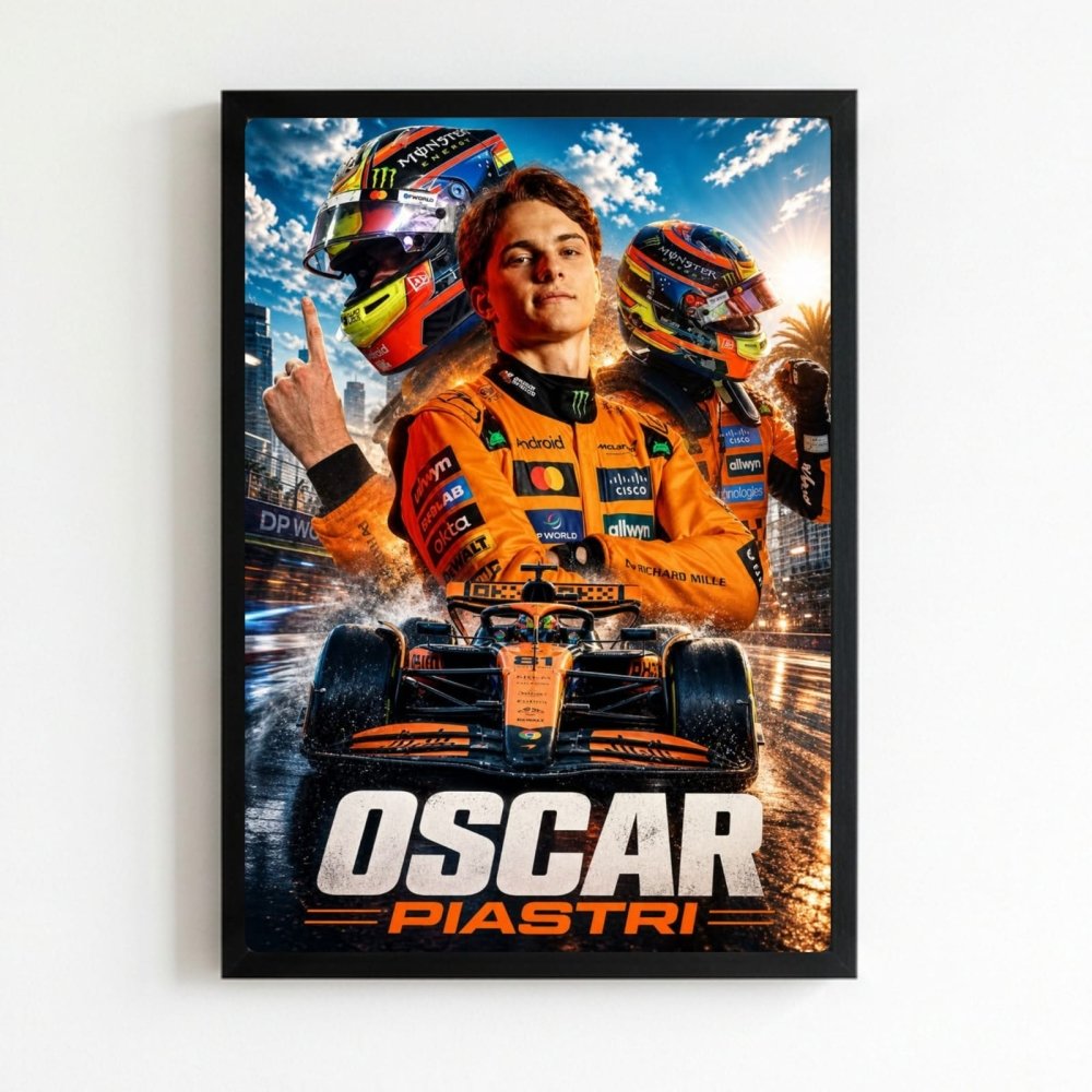oscar piastri mclaren f1 - Vibes Districtoscar piastri mclaren f1 poster NeroVibes District