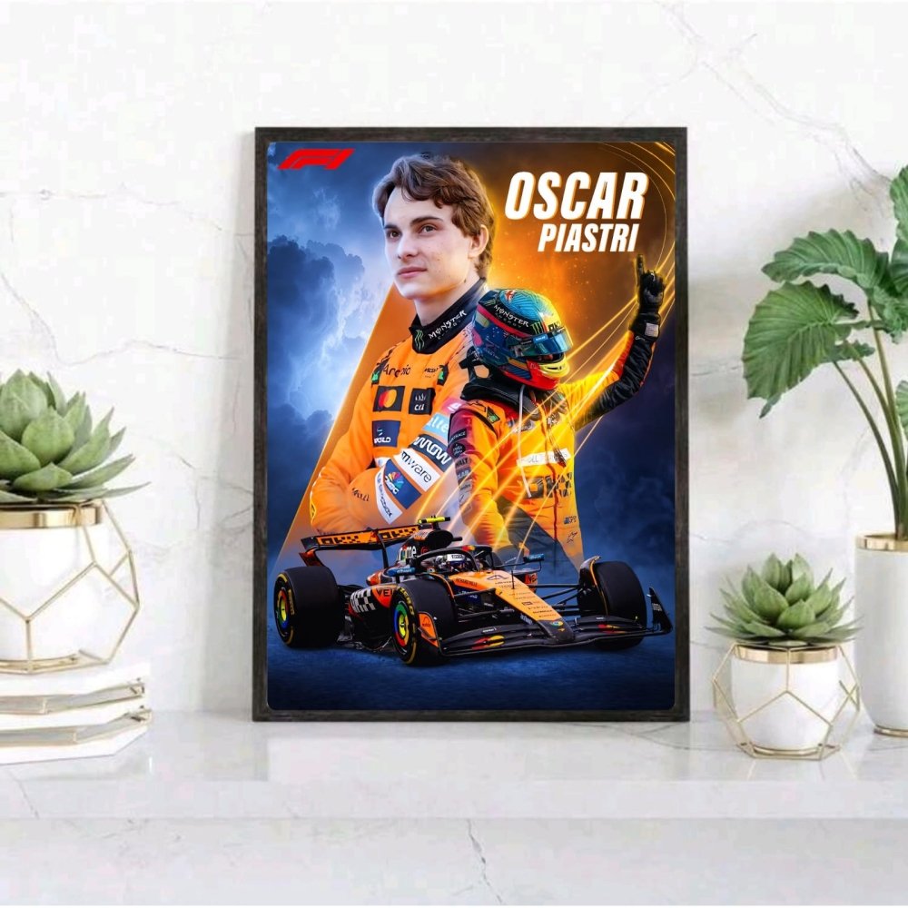 oscar piastri mclaren f1 - Vibes Districtoscar piastri mclaren f1 poster GoldVibes District
