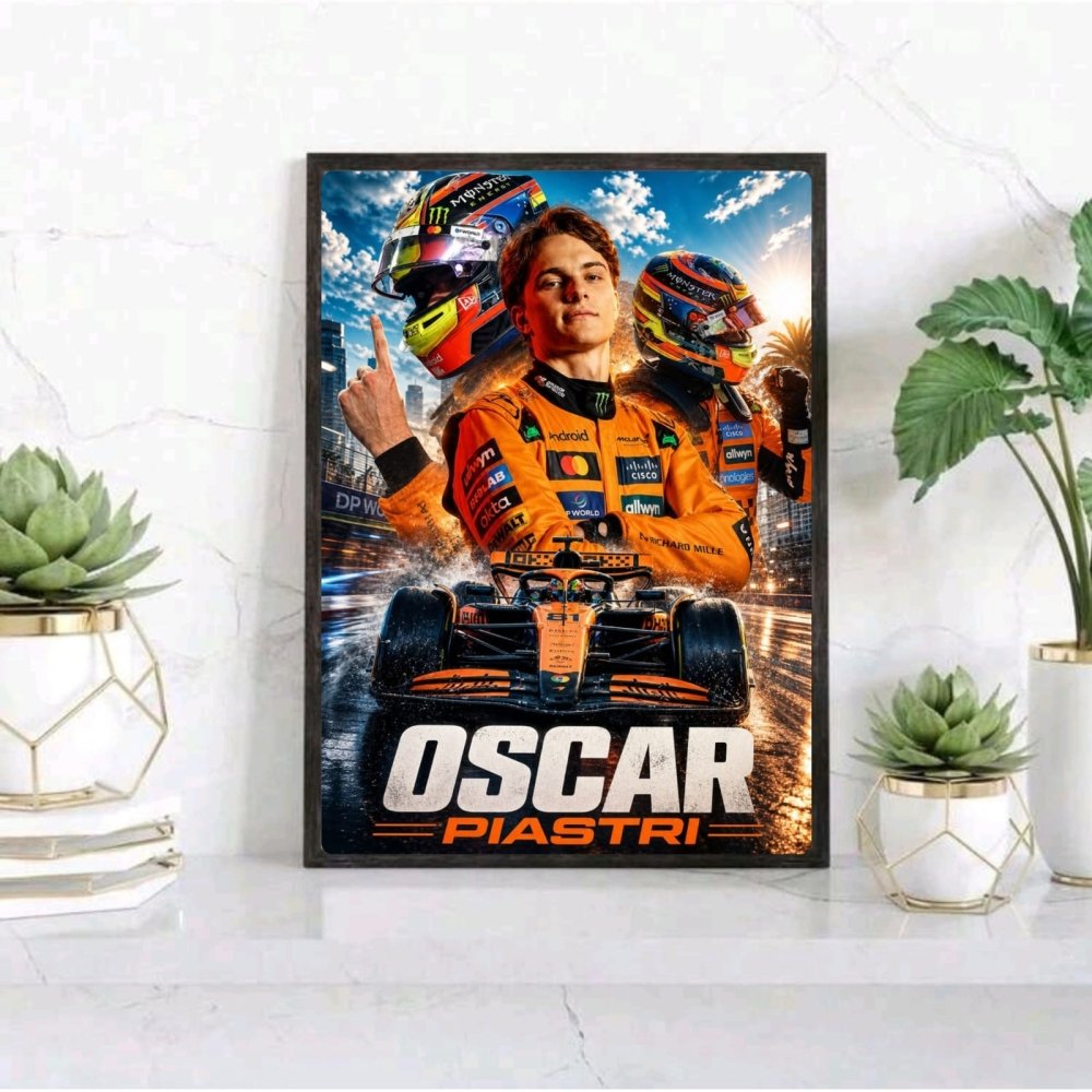 oscar piastri mclaren f1 - Vibes Districtoscar piastri mclaren f1 poster GoldVibes District