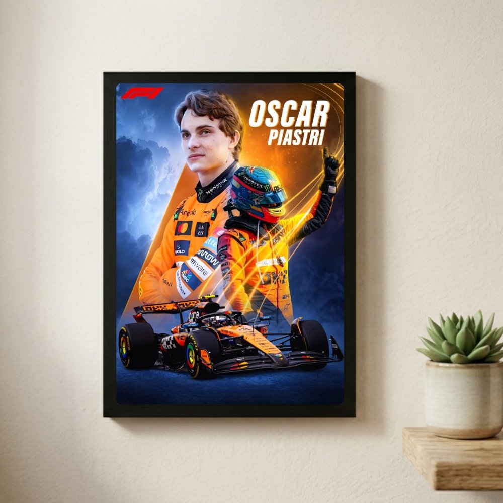 oscar piastri mclaren f1 - Vibes Districtoscar piastri mclaren f1 poster GoldVibes District