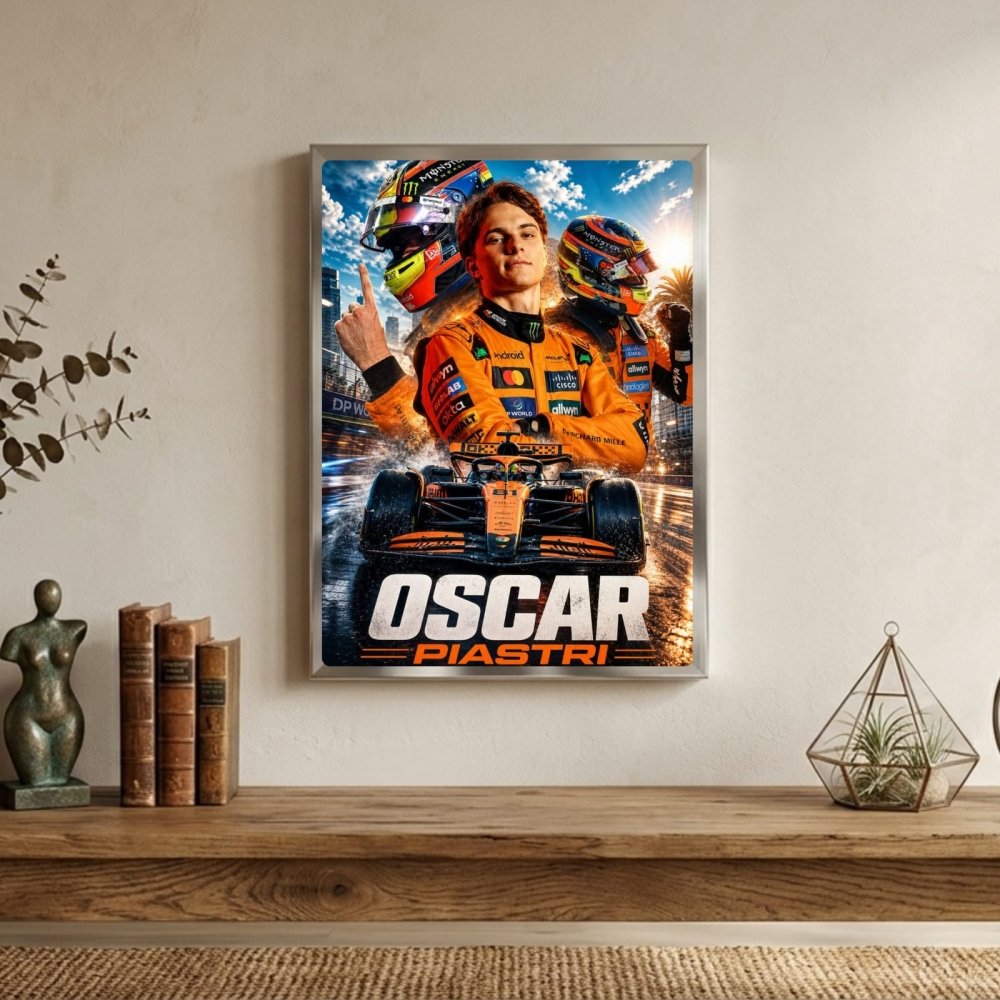 oscar piastri mclaren f1 - Vibes Districtoscar piastri mclaren f1 poster GoldVibes District
