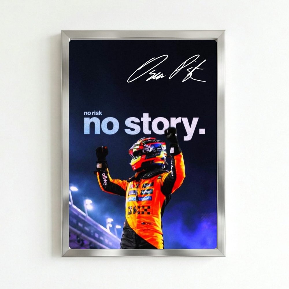 oscar piastri mclaren f1 - Vibes Districtoscar piastri mclaren f1 poster SilverVibes District