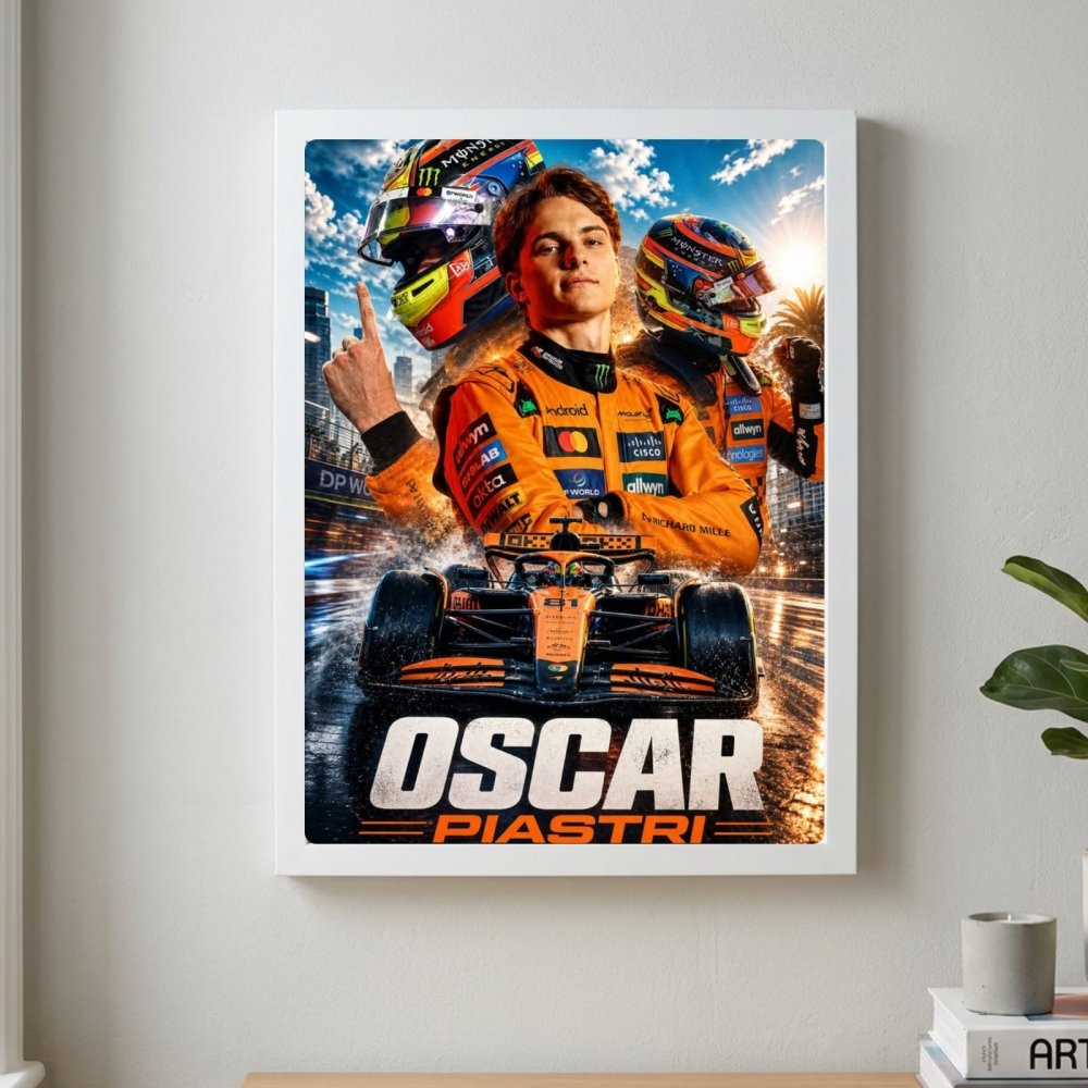oscar piastri mclaren f1 - Vibes Districtoscar piastri mclaren f1 poster GoldVibes District