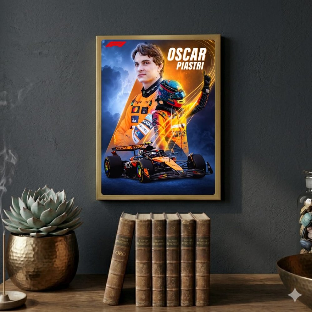 oscar piastri mclaren f1 - Vibes Districtoscar piastri mclaren f1 poster GoldVibes District