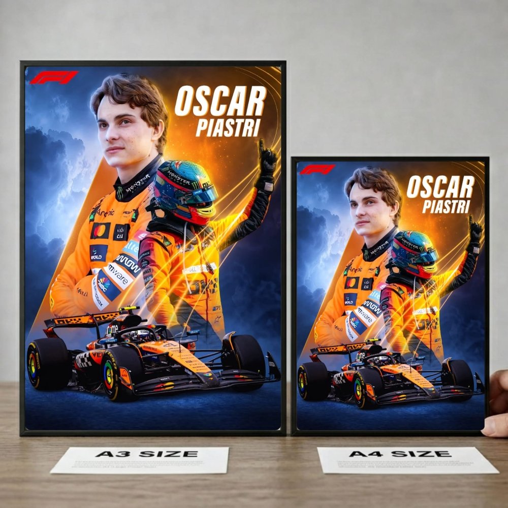 oscar piastri mclaren f1 - Vibes Districtoscar piastri mclaren f1 poster GoldVibes District