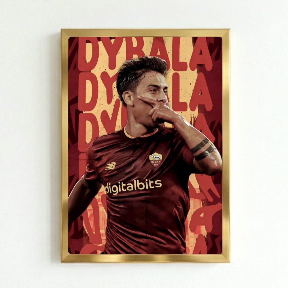 paulo dybala - Vibes Districtpaulo dybala poster GoldVibes District