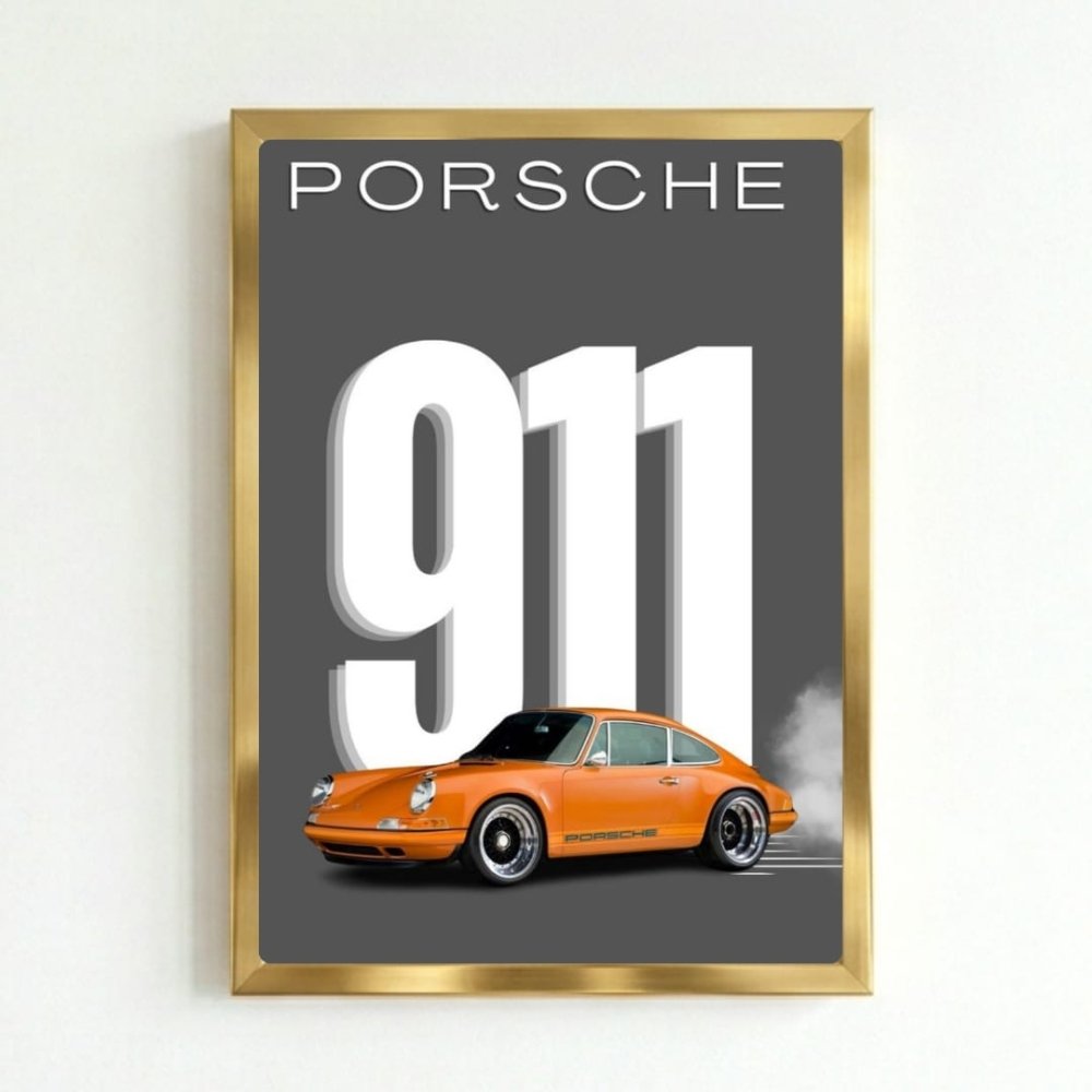 Porsche 911 - Vibes DistrictPorsche 911 GoldVibes District