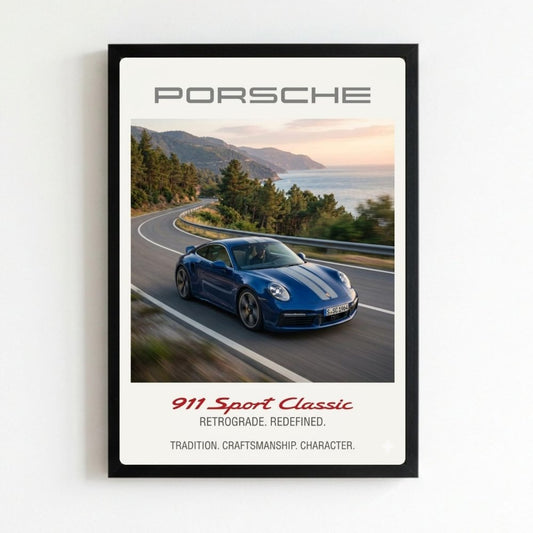 porsche poster - Vibes Districtporsche poster NeroVibes District