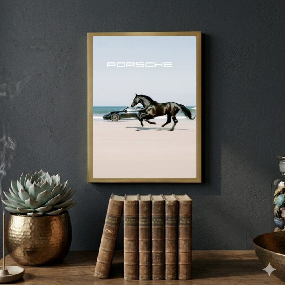 porsche poster - Vibes Districtporsche poster BiancoVibes District