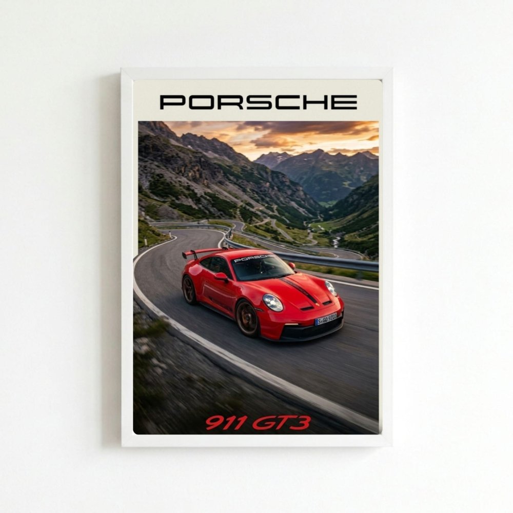 porsche poster - Vibes Districtporsche poster BiancoVibes District