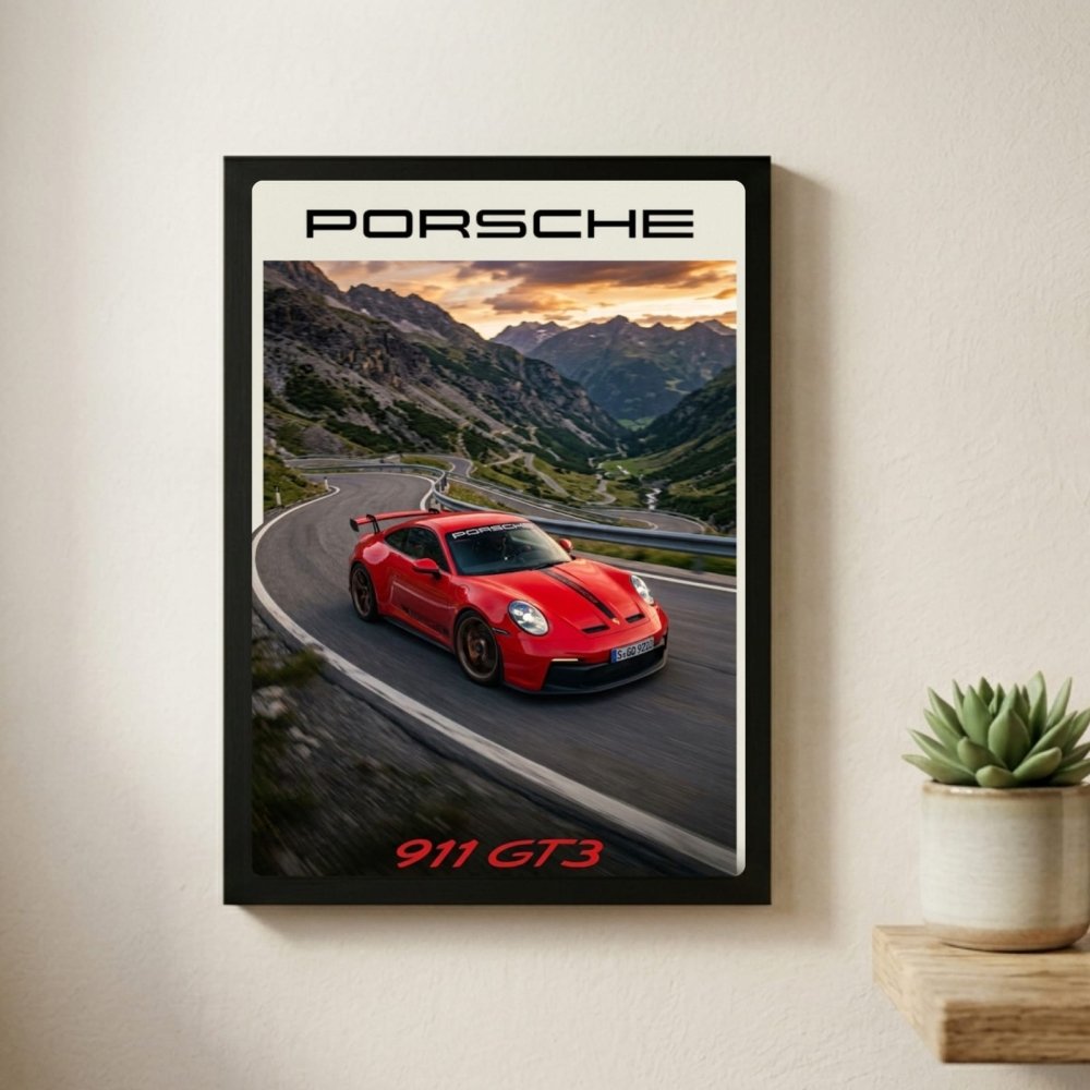 porsche poster - Vibes Districtporsche poster GoldVibes District