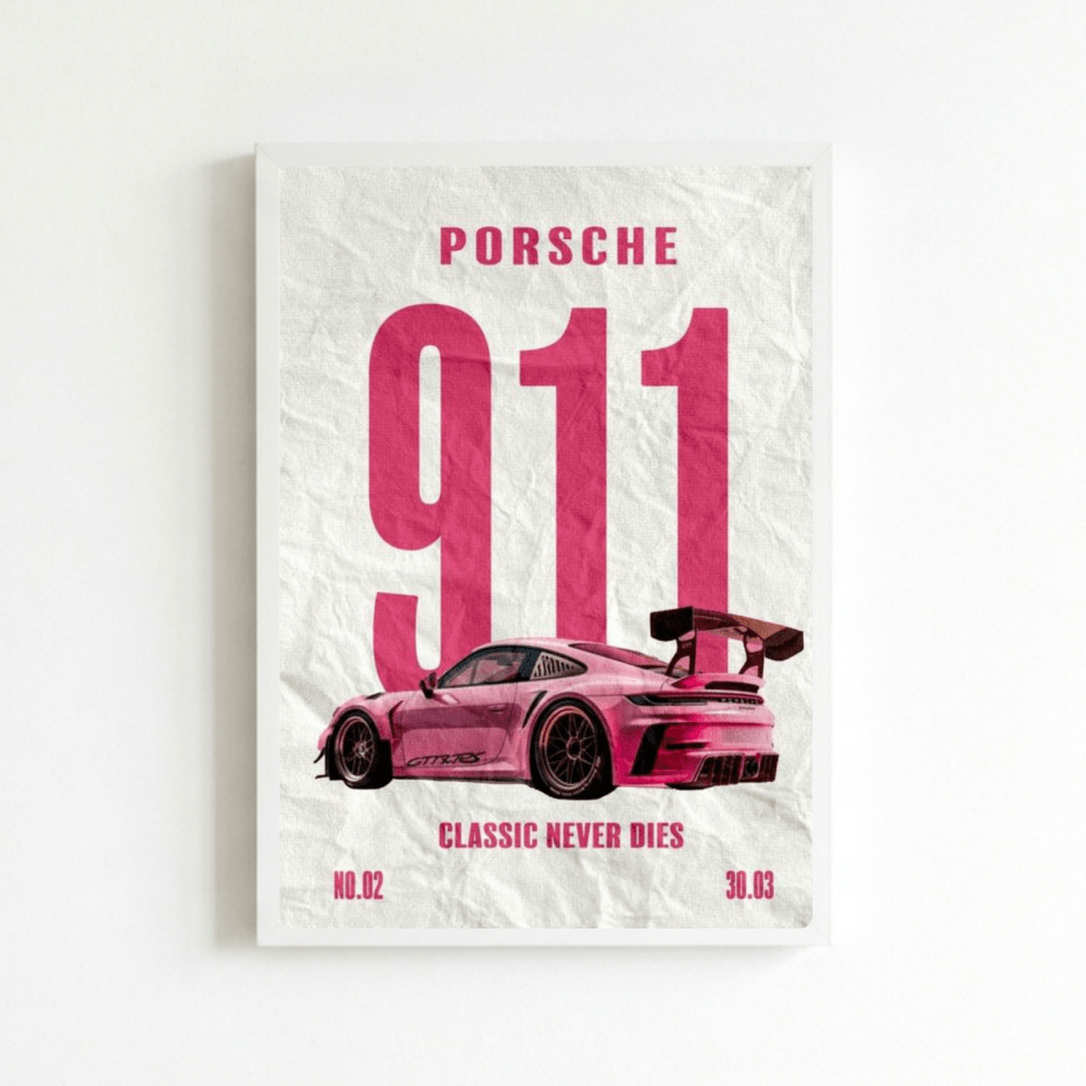 porsche poster - Vibes Districtporsche poster BiancoVibes District