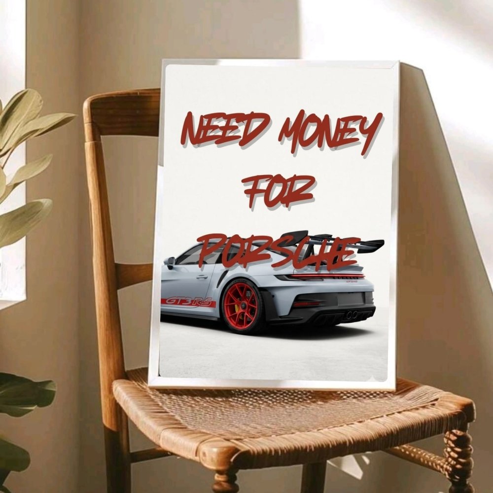 porsche poster - Vibes Districtporsche poster GoldVibes District