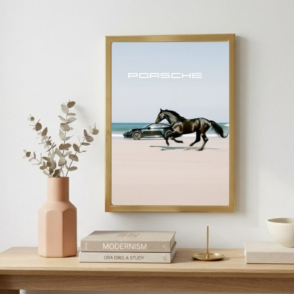 porsche poster - Vibes Districtporsche poster BiancoVibes District