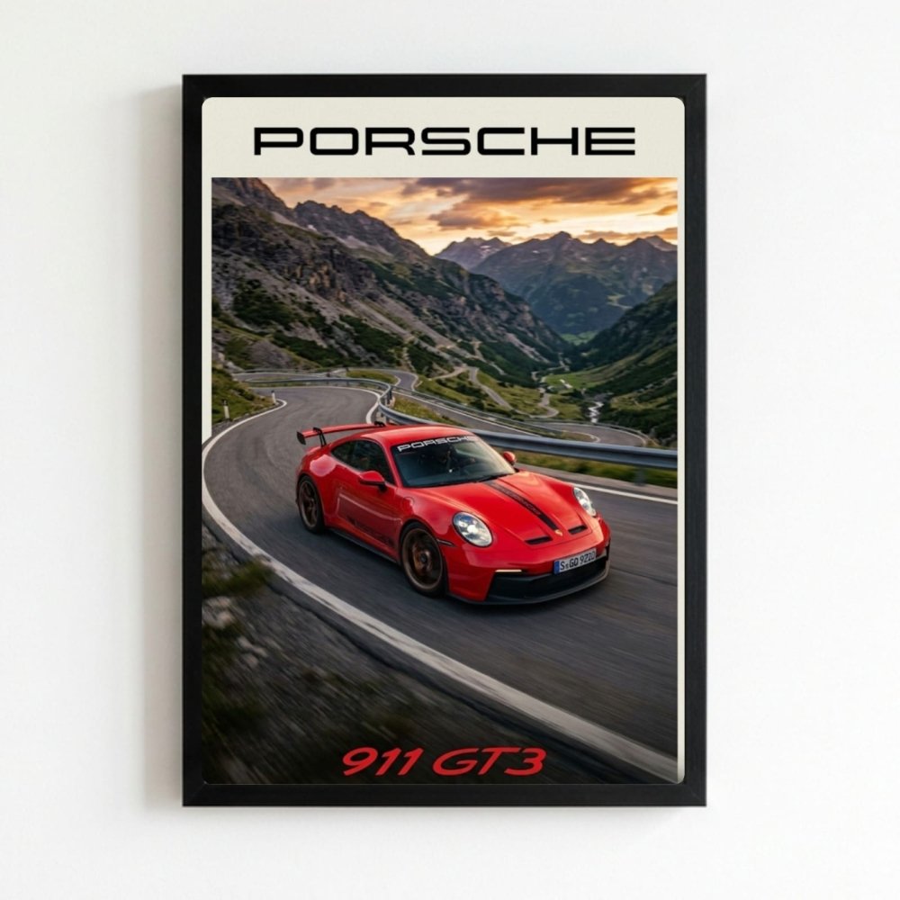 porsche poster - Vibes Districtporsche poster NeroVibes District