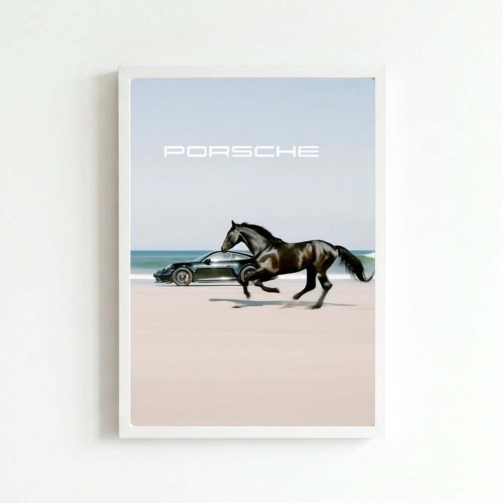 porsche poster - Vibes Districtporsche poster BiancoVibes District