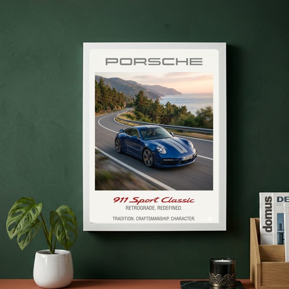 porsche poster - Vibes Districtporsche poster SilverVibes District