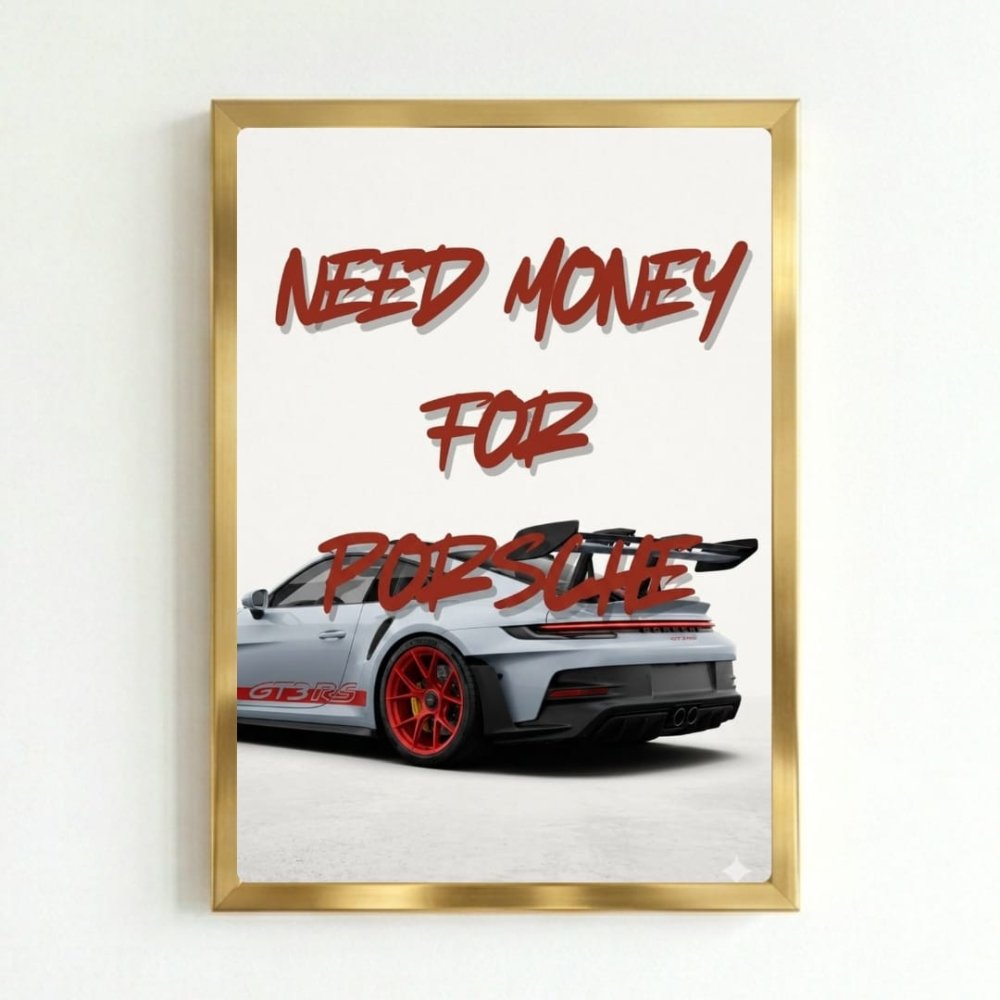 porsche poster - Vibes Districtporsche poster GoldVibes District