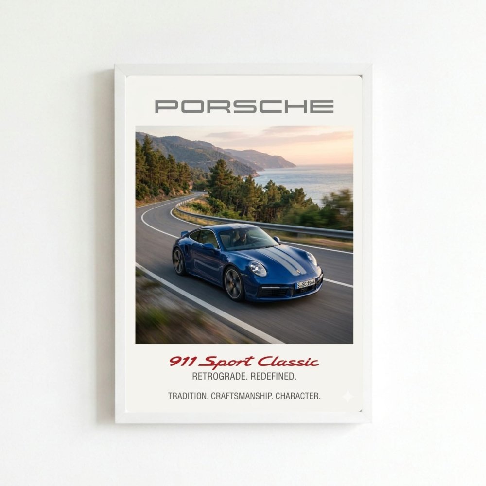 porsche poster - Vibes Districtporsche poster BiancoVibes District