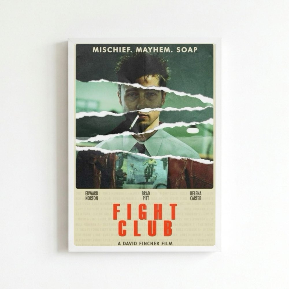 poster akira fight club - Vibes Districtposter akira fight club poster BiancoVibes District