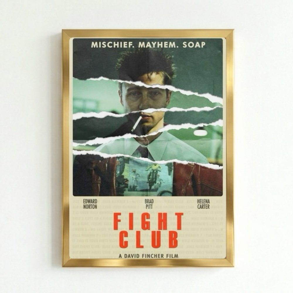 poster akira fight club - Vibes Districtposter akira fight club poster GoldVibes District