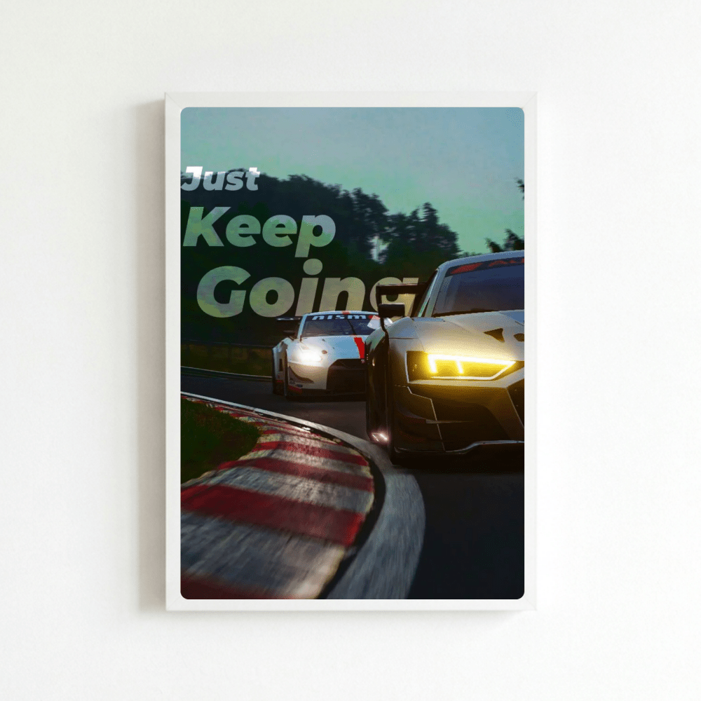 poster car race house deco - Vibes Districtposter car race house deco poster BiancoVibes District
