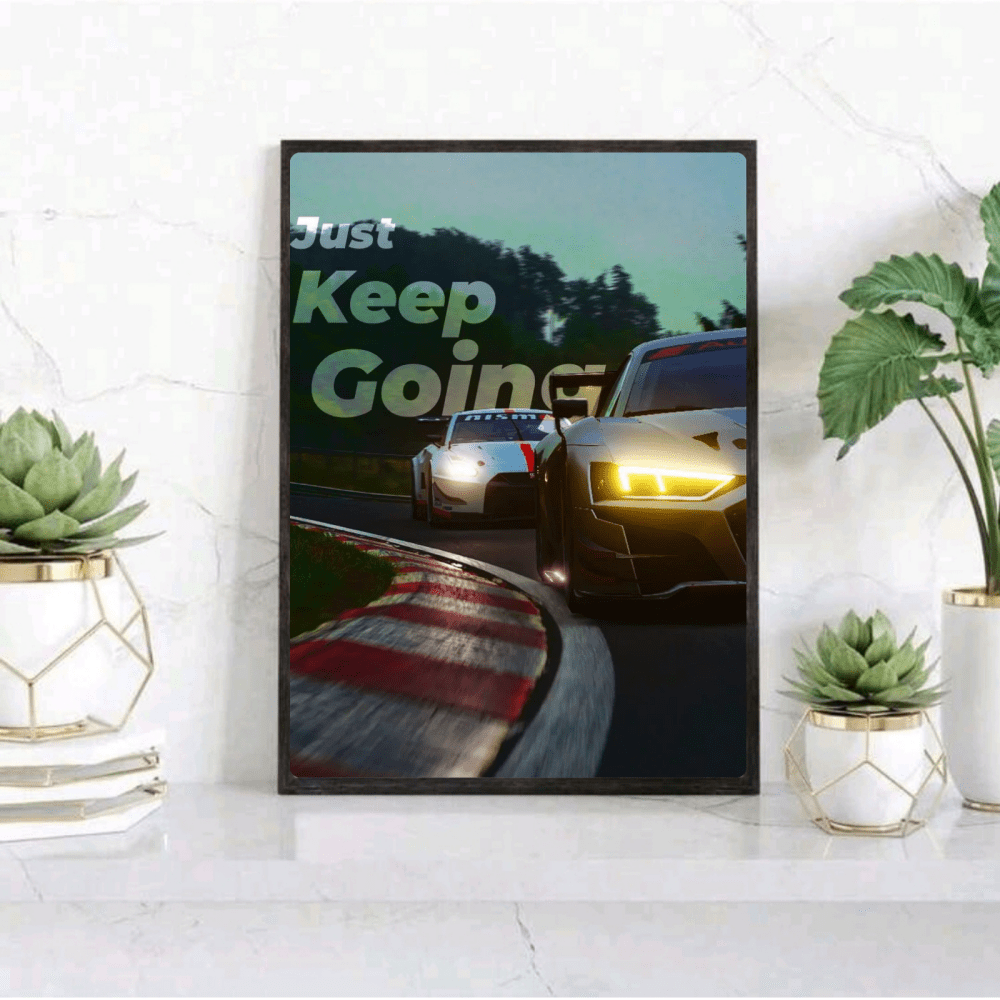 poster car race house deco - Vibes Districtposter car race house deco poster GoldVibes District