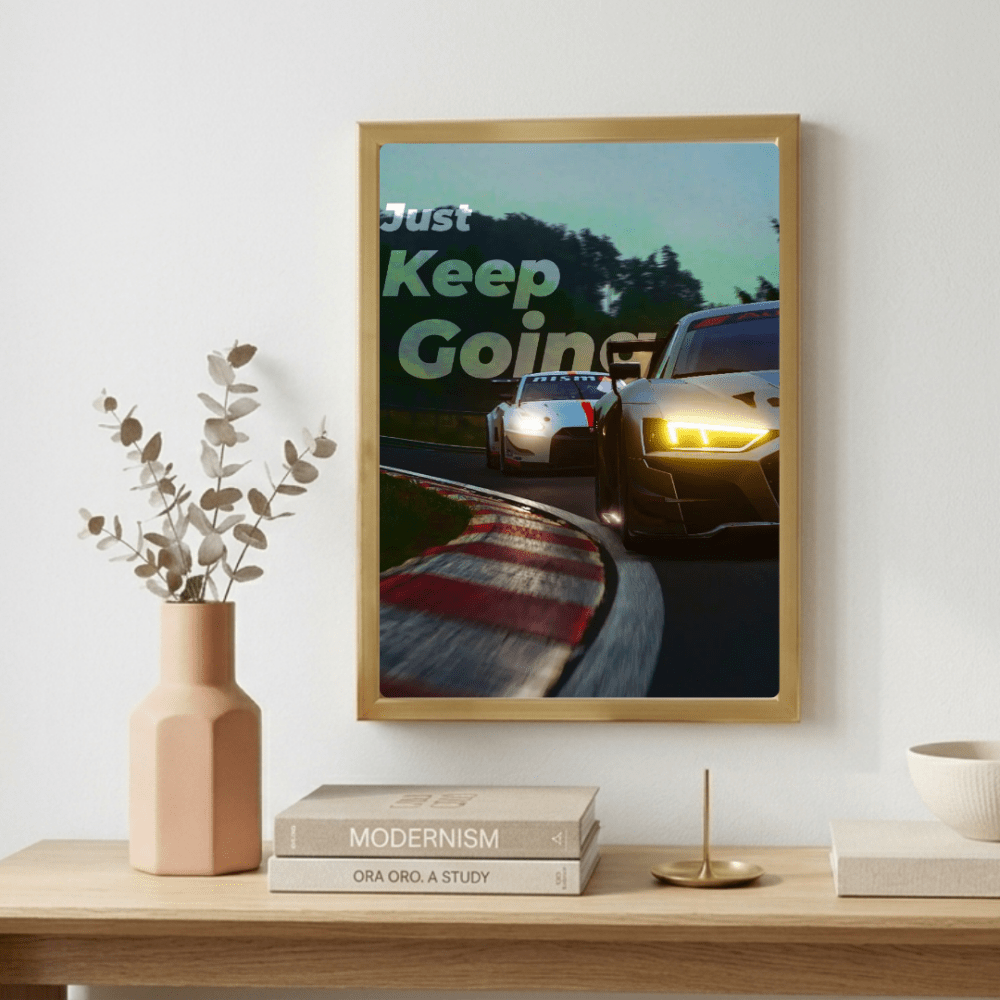 poster car race house deco - Vibes Districtposter car race house deco poster GoldVibes District