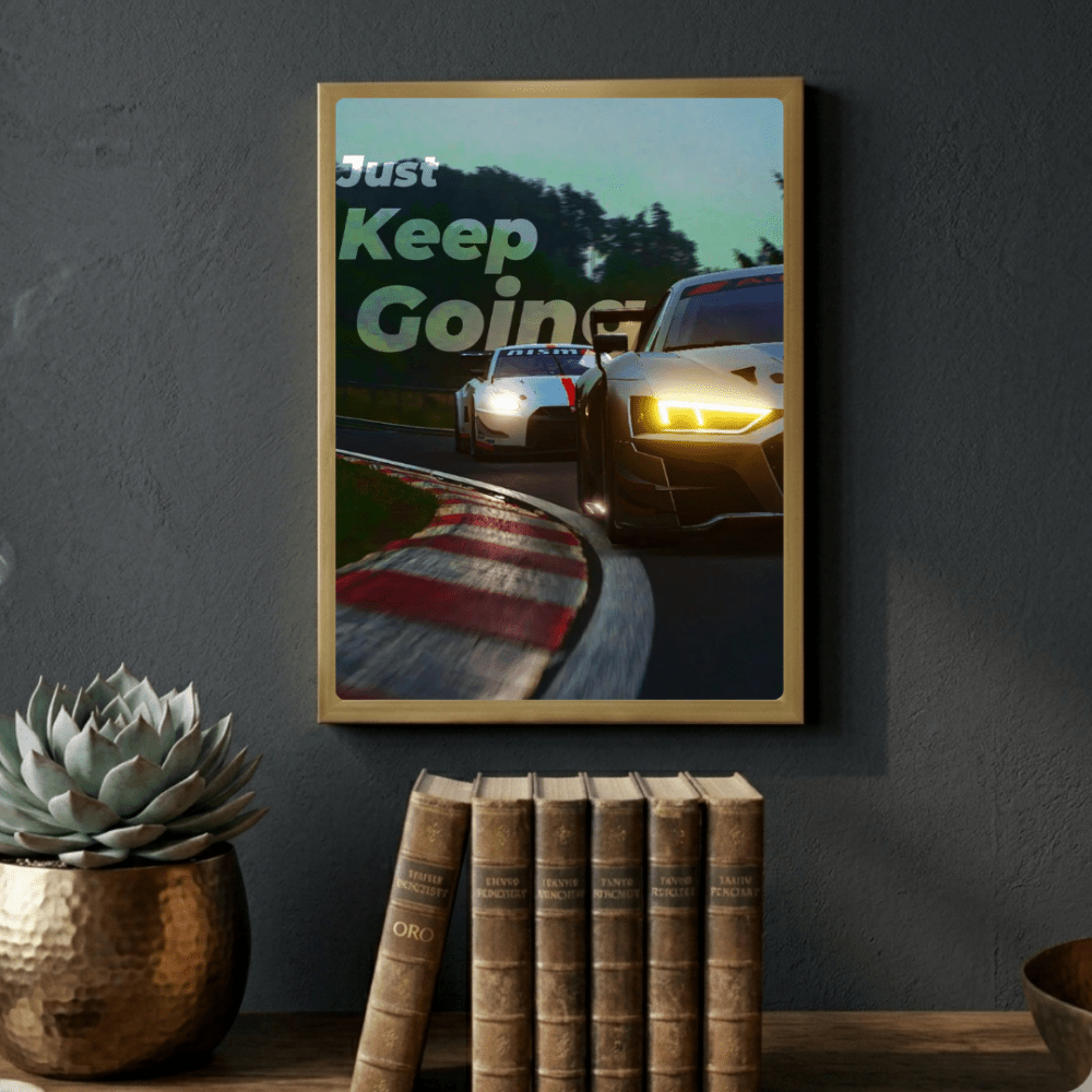 poster car race house deco - Vibes Districtposter car race house deco poster GoldVibes District