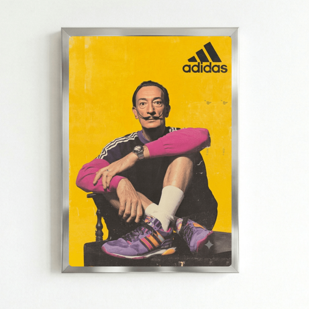 poster dalì adidas - Vibes Districtposter dalì adidas poster SilverVibes District
