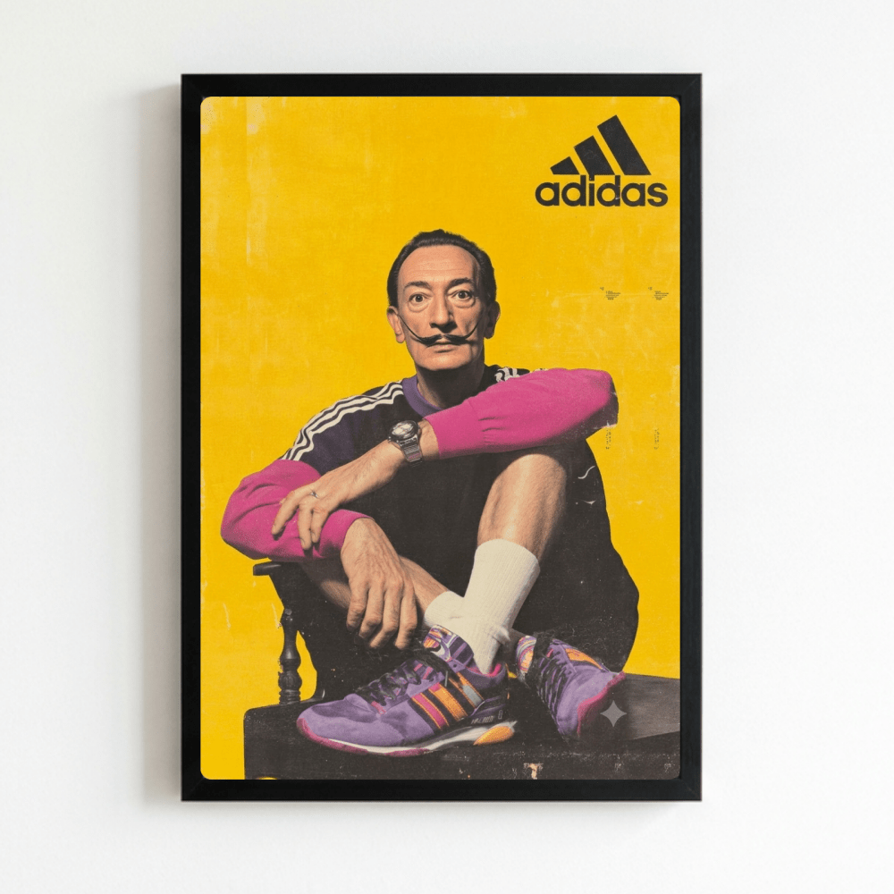 poster dalì adidas - Vibes Districtposter dalì adidas poster NeroVibes District