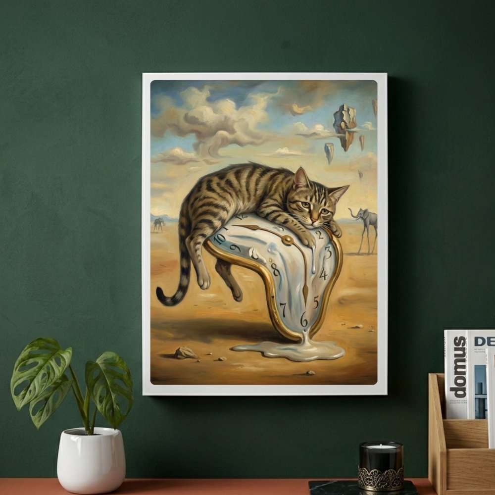 poster dalì gatto - Vibes Districtposter dalì gatto poster BiancoVibes District